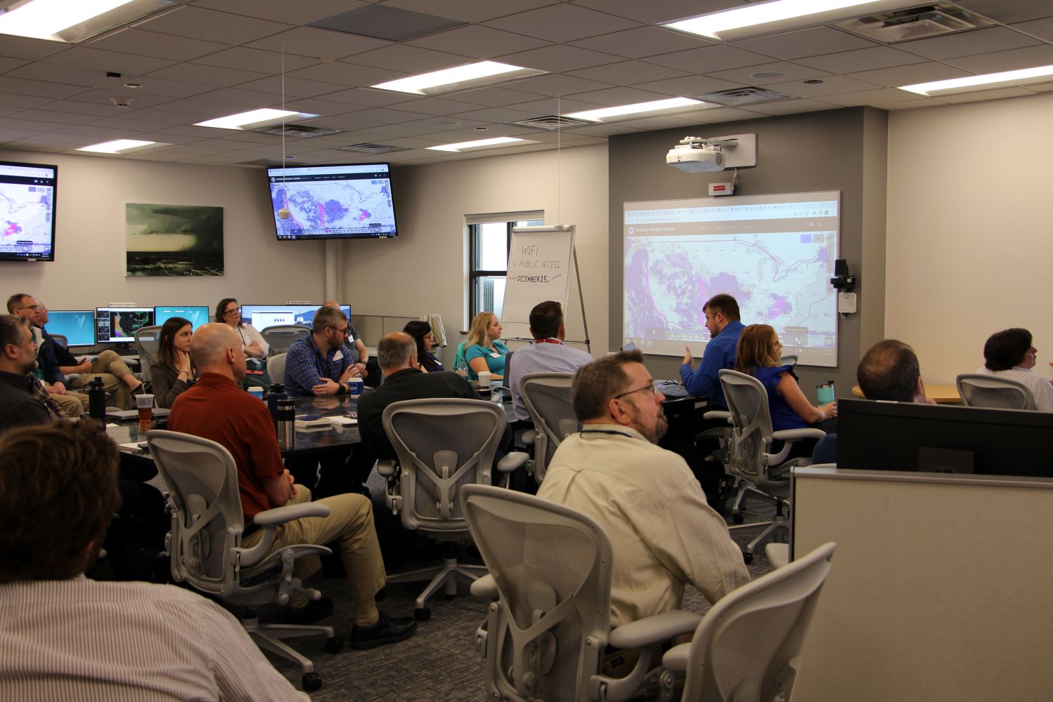 Busy day in the Aviation Weather Testbed