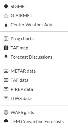 AWC products dropdown